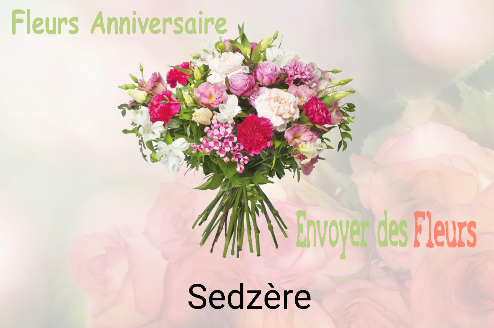 Bouquet de fleurs d’anniversaire livré à Sedzère